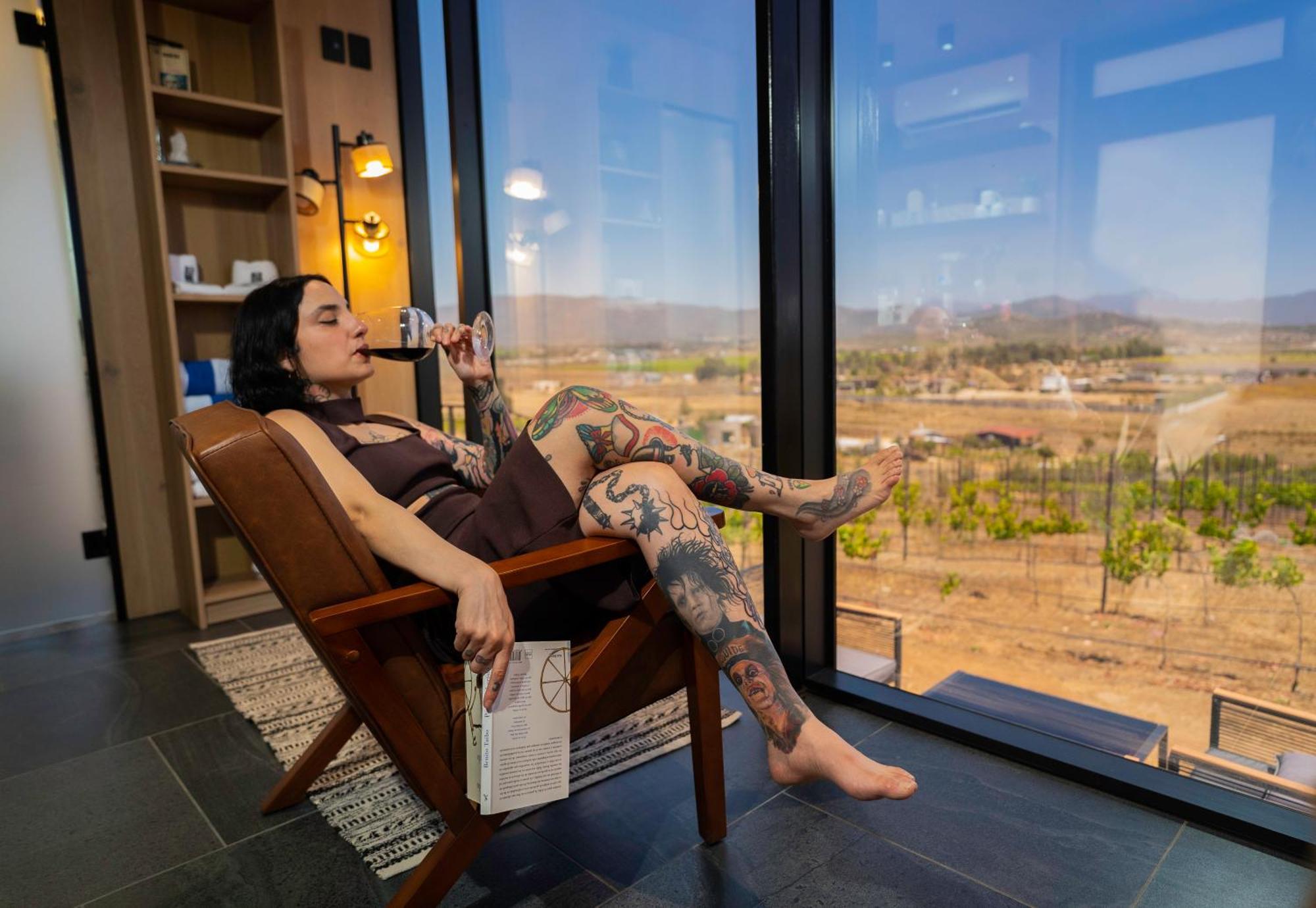 Bajo Estrellas Hotel Contemporaneo Valle de Guadalupe Εξωτερικό φωτογραφία